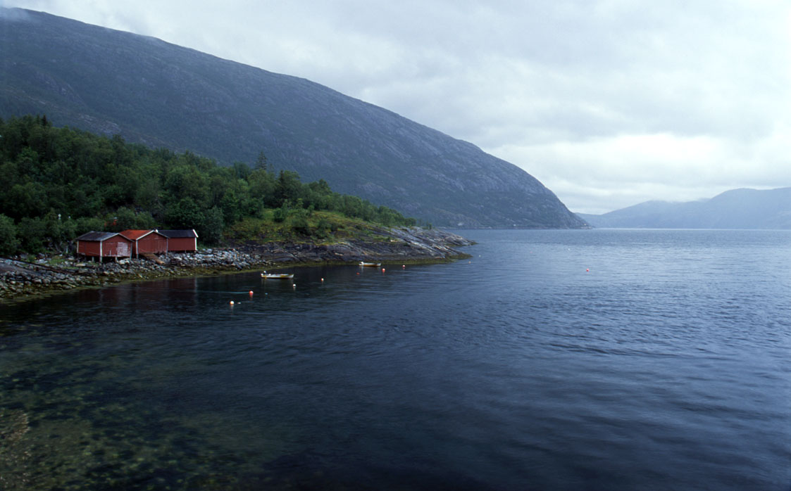 fotka / image fjordy, Norsko - z Osla dl na sever