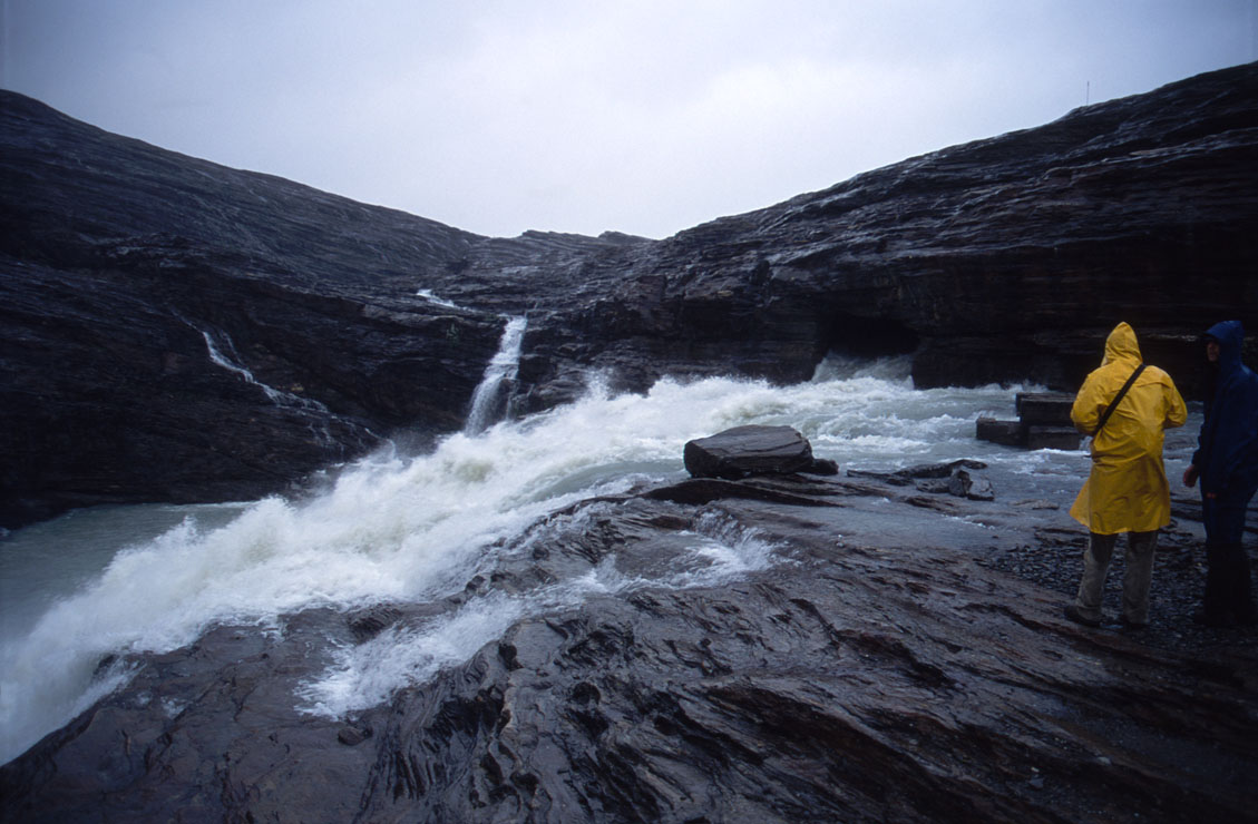 fotka / image prapvodn tekla voda vrchem, Norsko - Svartisen a Lofoty