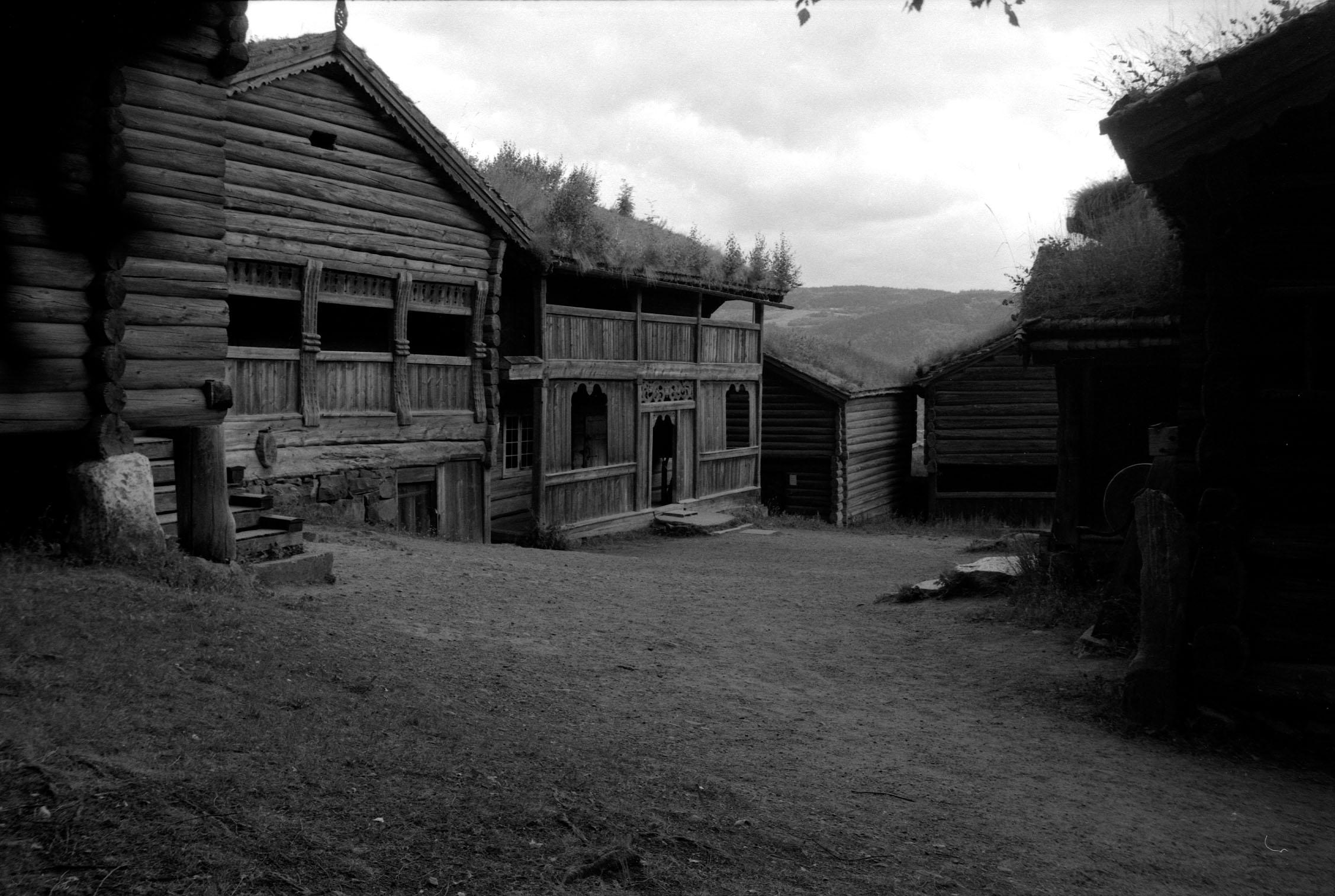 fotka / image skanzen, Norsko - skanzen v Lillehammeru