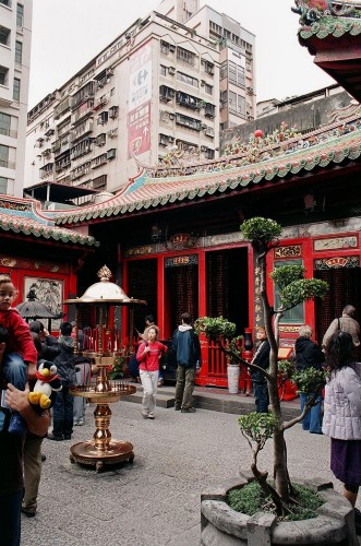 foto / image nejstarsi chram v Taipei