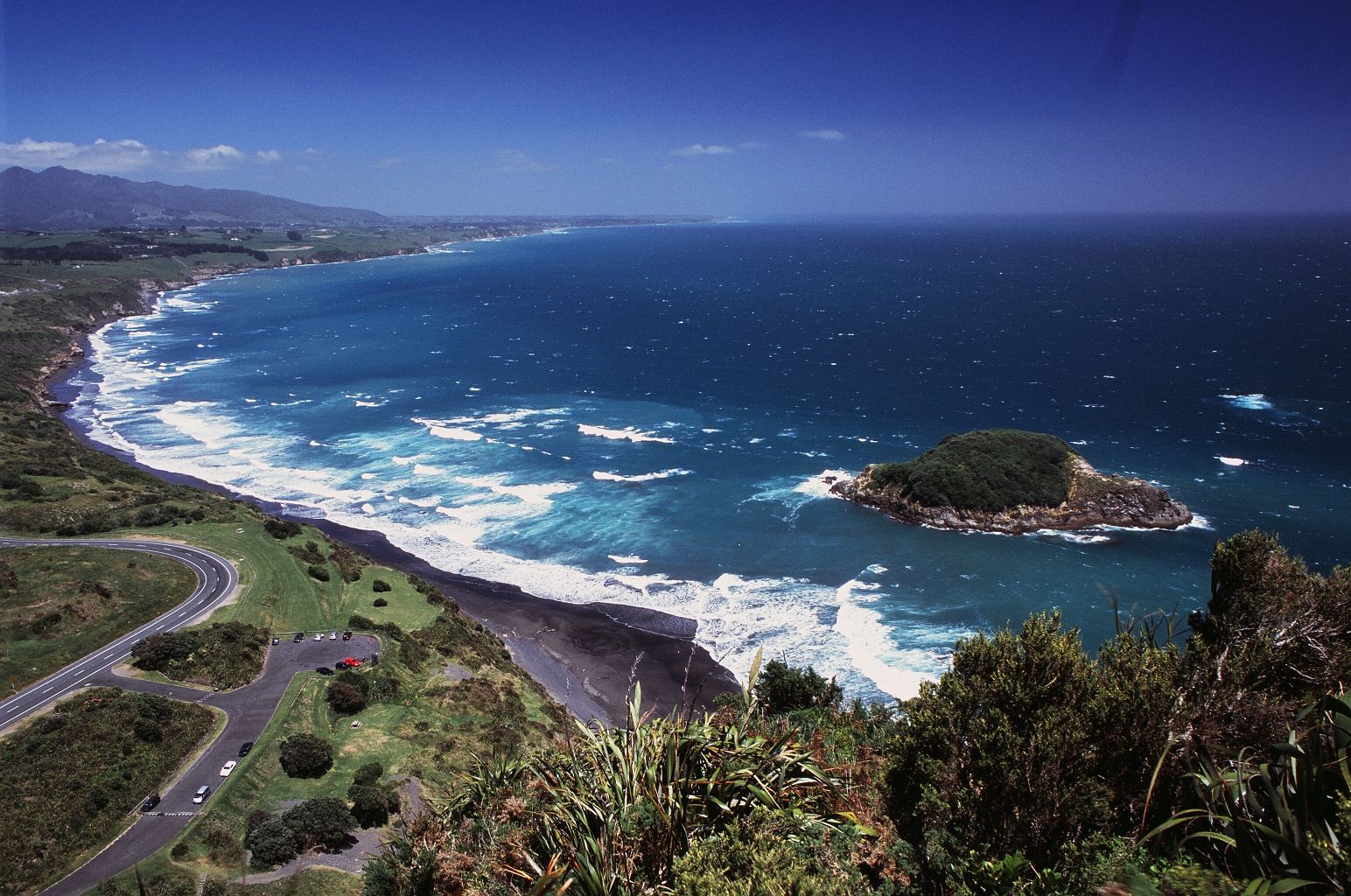 fotka / image New Plymouth, z Aucklandu do Wellingtonu