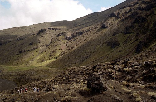 foto / image Devils Staircase - stoupání do Southern Crater 
