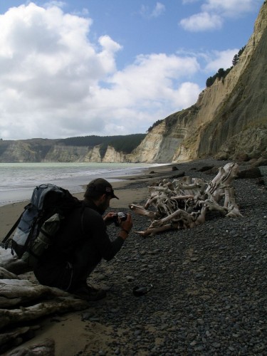 foto / image track na Cape Kidnappers