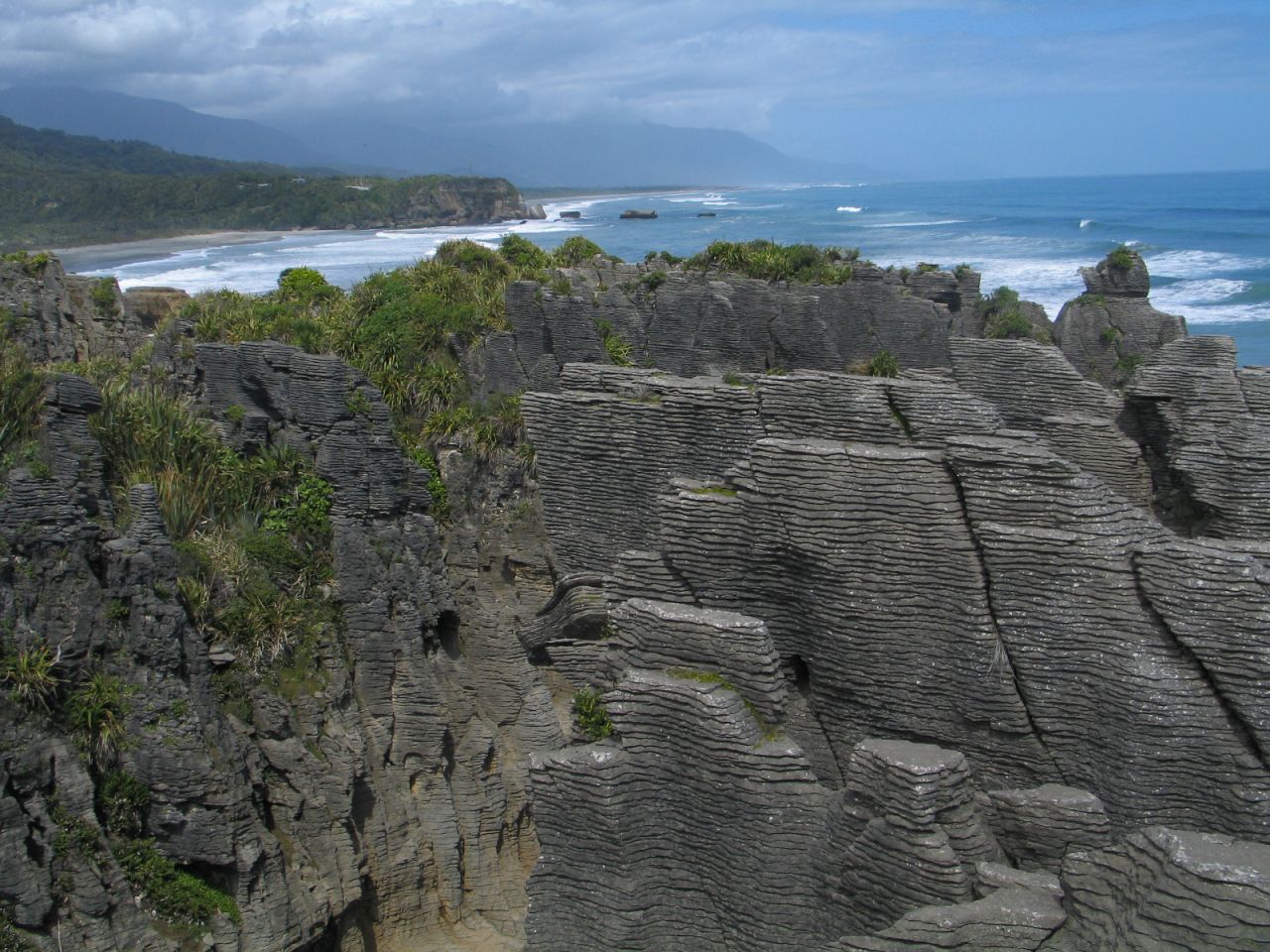 fotka / image Pancake Rocks u Punakaiki, New Zealand