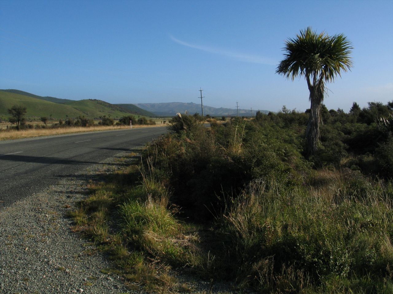 fotka / image cesta na jih, New Zealand