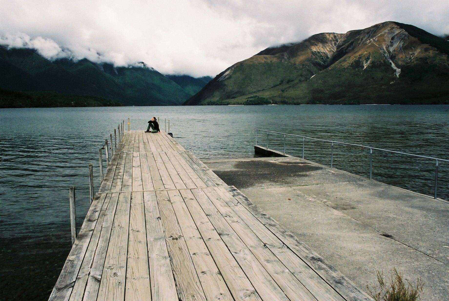 fotka / image Nelson Lakes National Park, color negatives, New Zealand