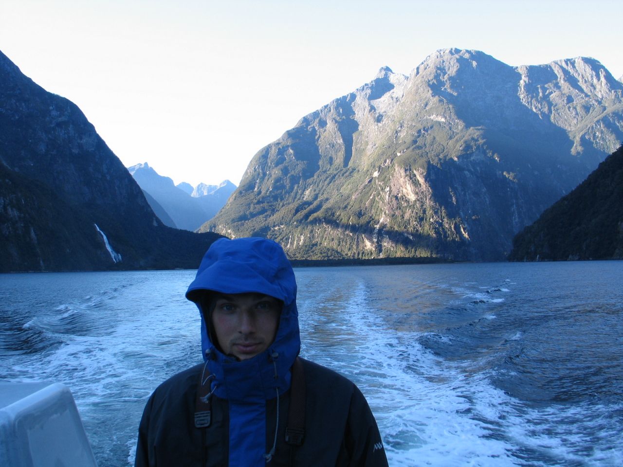 fotka / image lod v Milford Sound, New Zealand, kolekce E