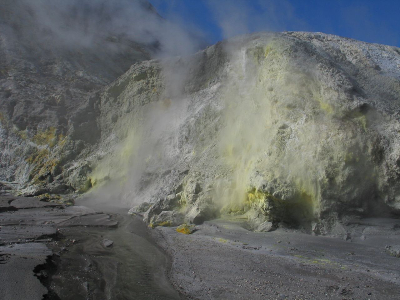 fotka / image vulkanicky nejaktivnj msto na NZ, New Zealand, kolekce E