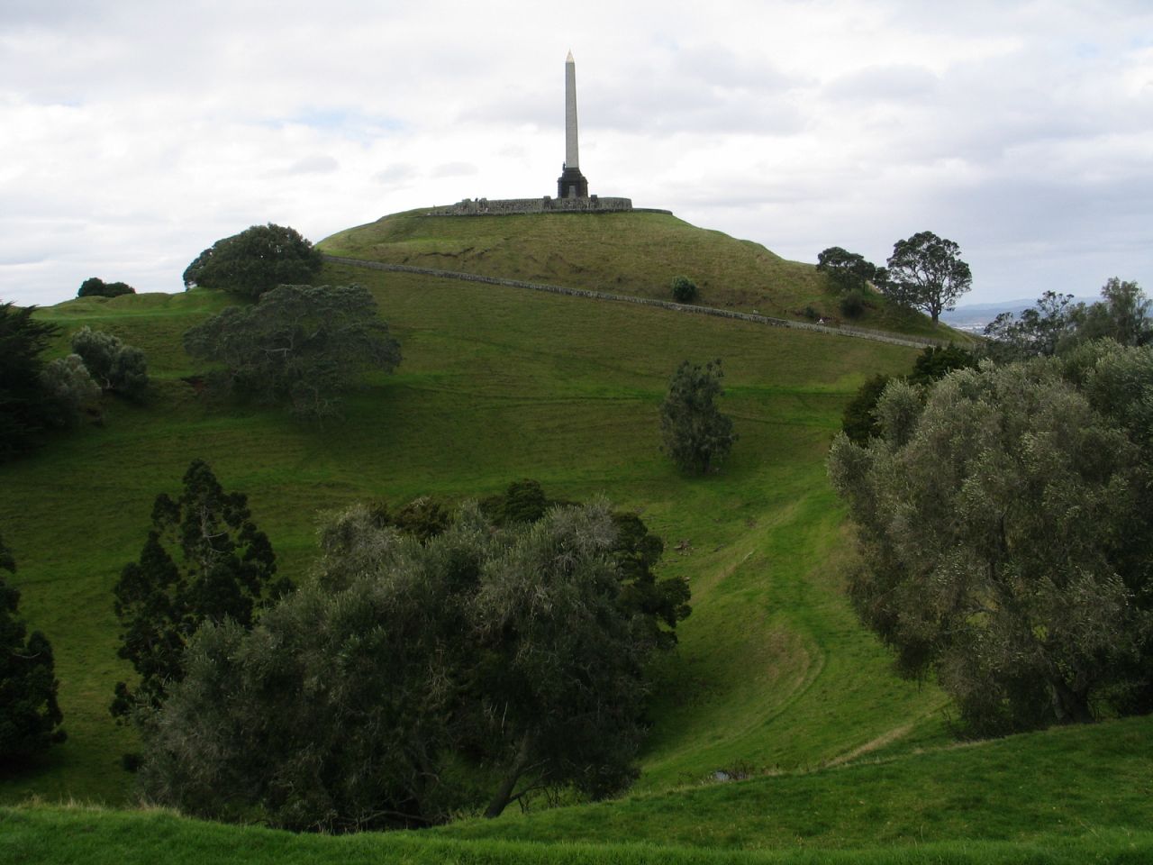 fotka / image One Tree Hill v Aucklandu, New Zealand, kolekce E