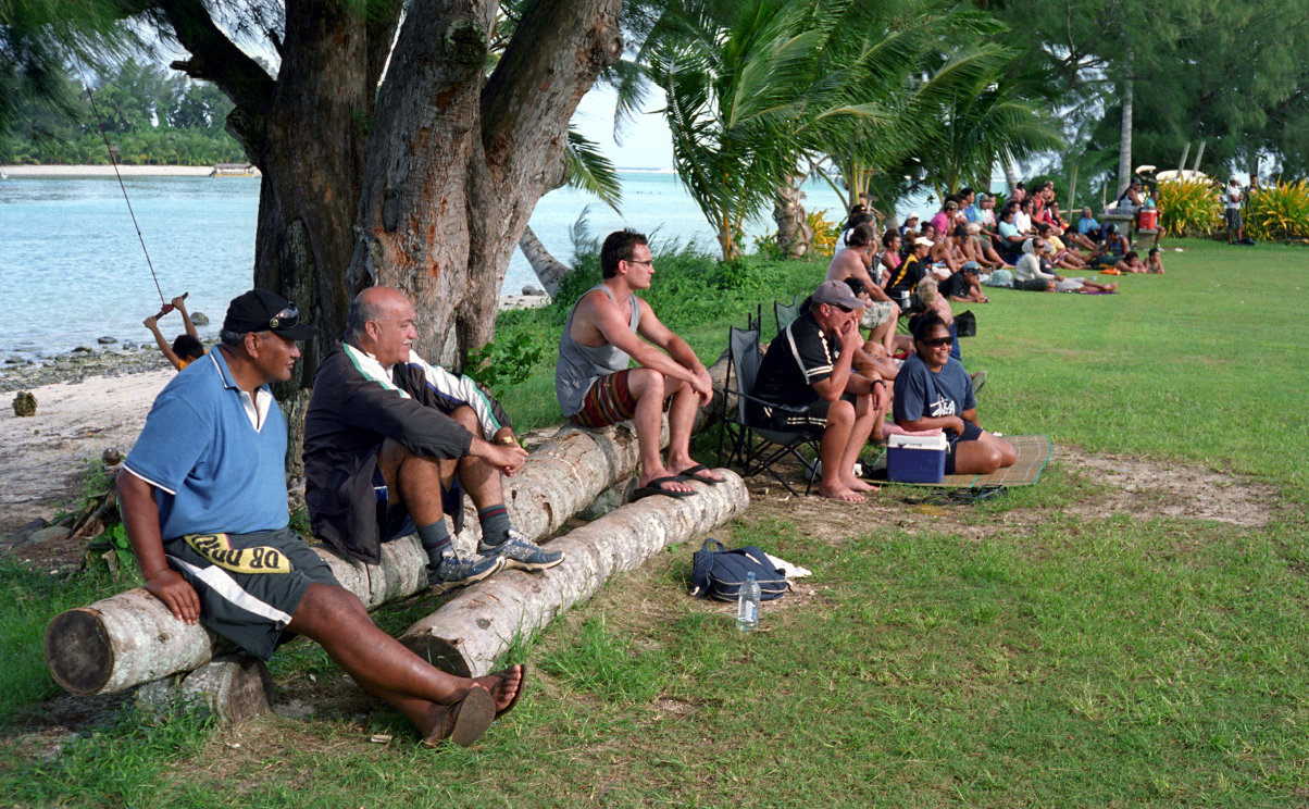 fotka / image divci v pohod, Cook Islands