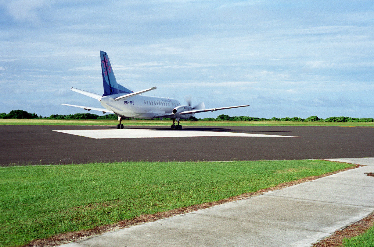 fotka / image letadlo ns opout, Cook Islands