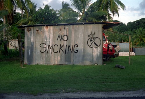 foto / image požární zbrojnice na Aitutaki