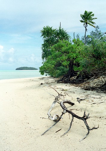 foto / image pláž One Foot Island, Aitutaki