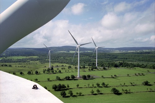 foto / image větrné elektrárny, Nová Ves v Horách