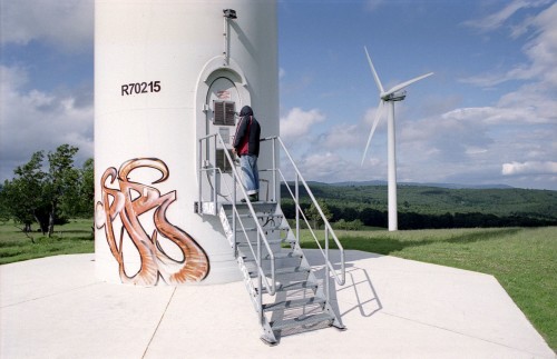 foto / image větrné elektrárny, Nová Ves v Horách