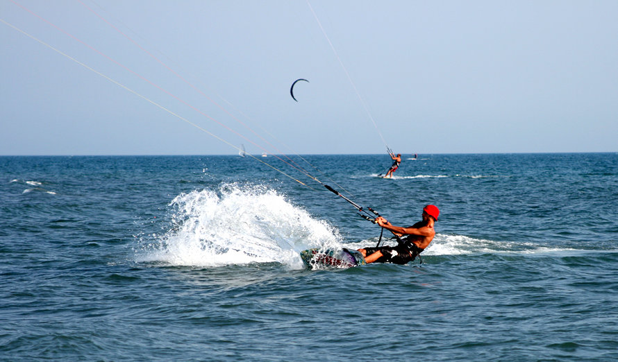 fotka / image kiteboarding @ Ulcinj, Montenegro