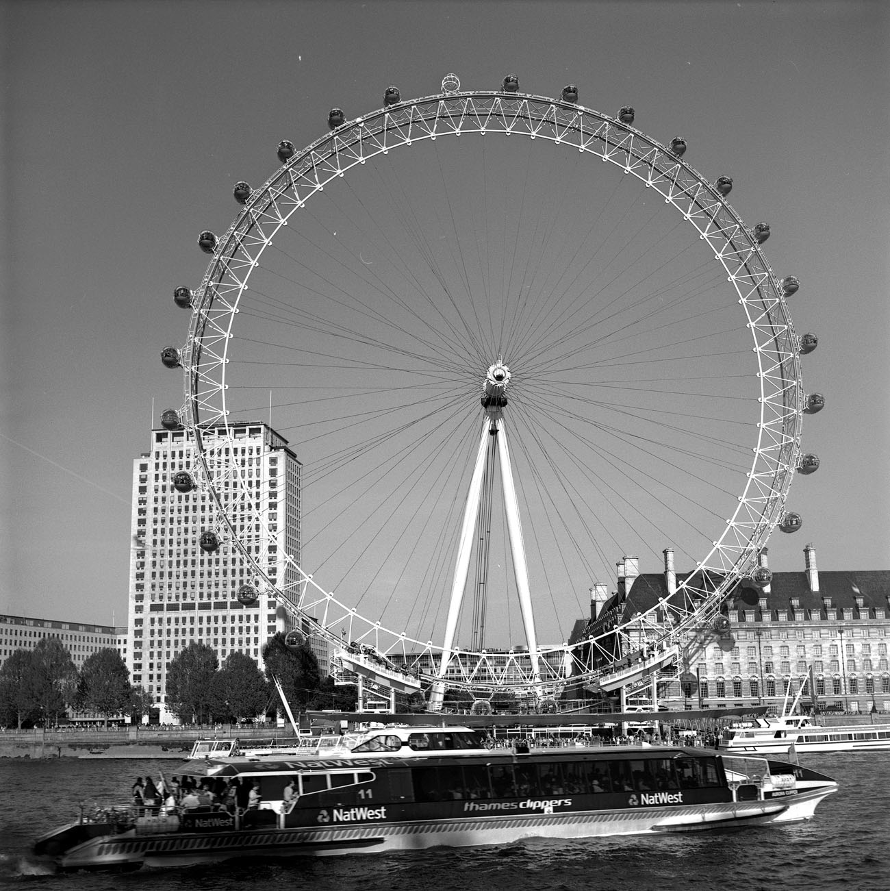 fotka / image London Eye, Summer in London