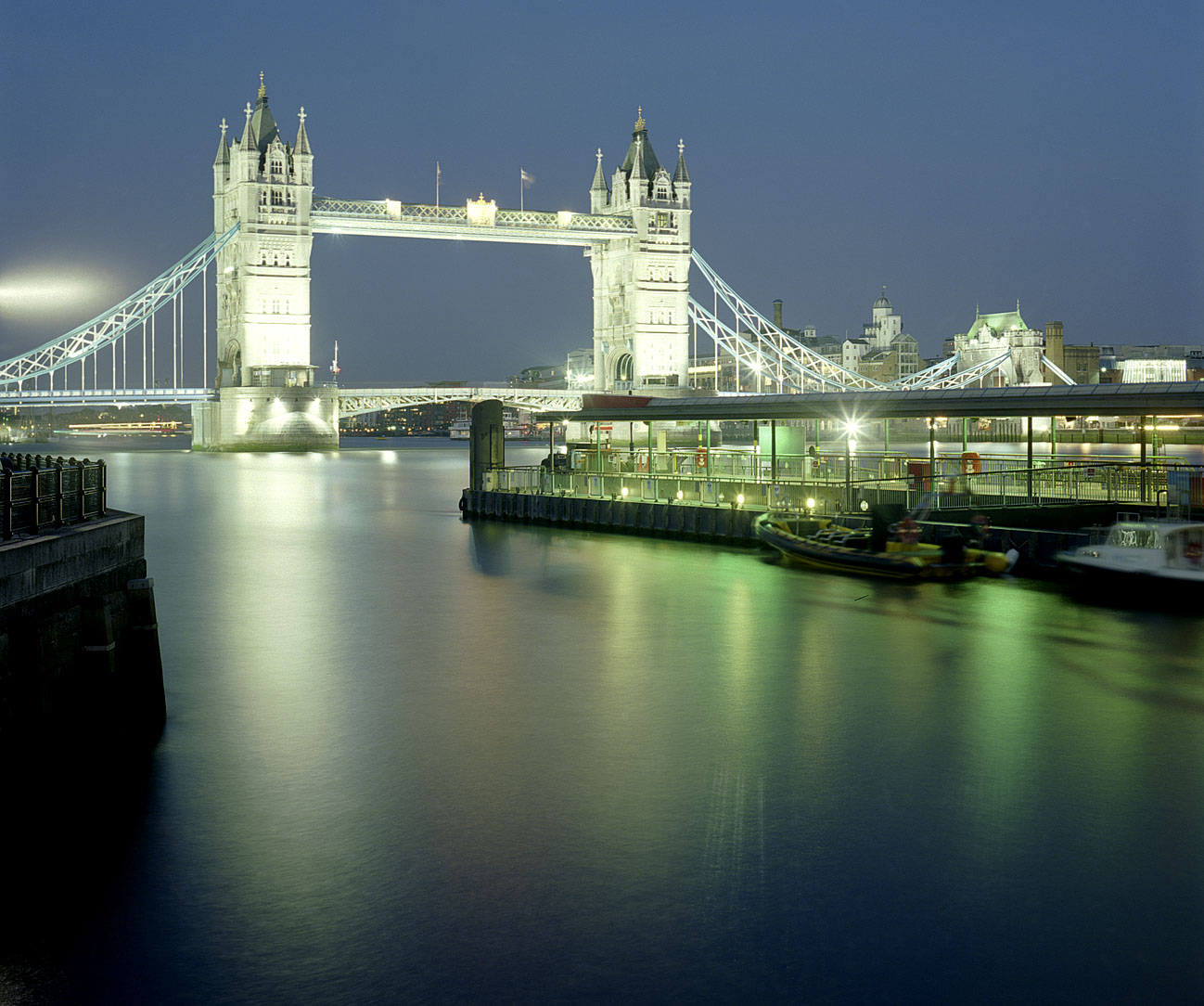 fotka / image Tower Bridge, Night in London